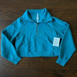 Scuba Oversize Funnel-Neck Half Zip